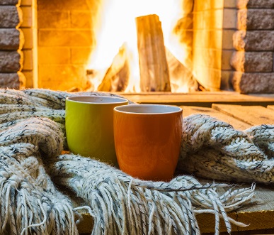 Cozy Winter Fireplace