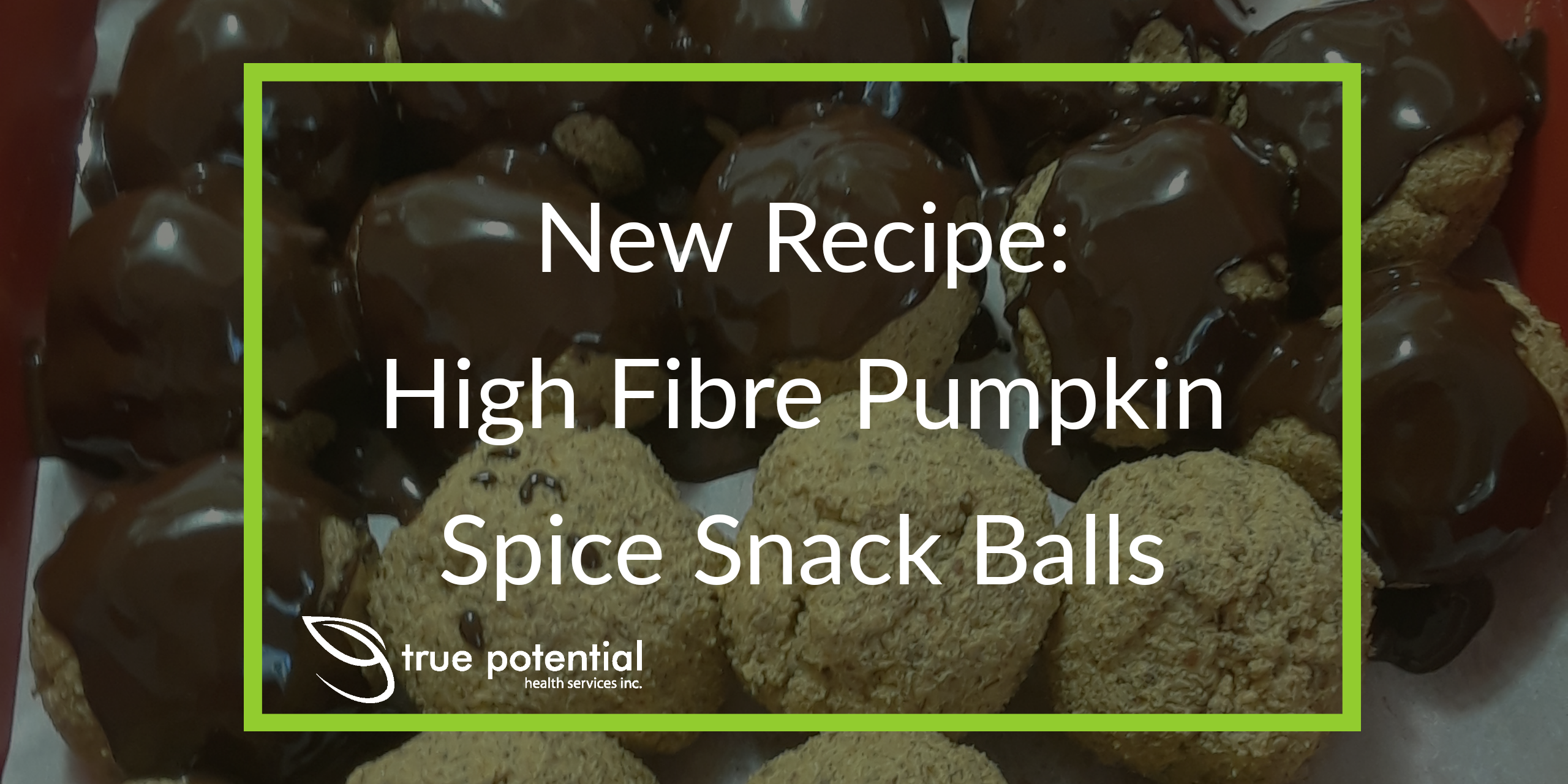 photo of high fibre, pumpkin-spice snack balls