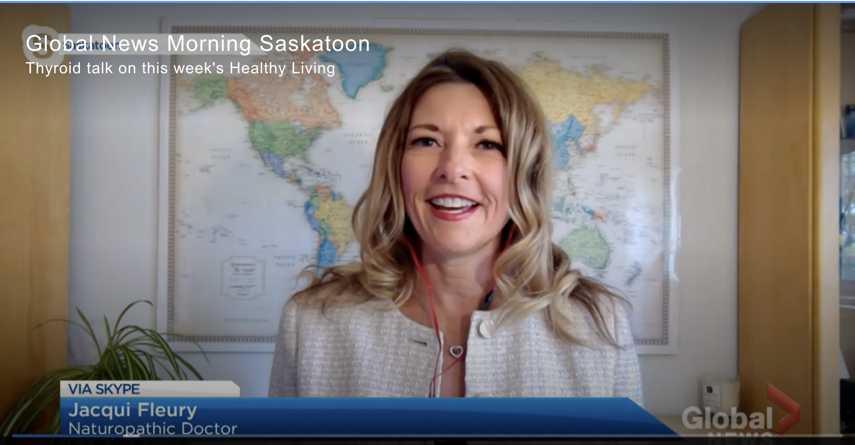 Dr. Jacqui Fleury on Global News Morning Saskatchewan