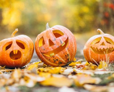 fall carved pumpkins