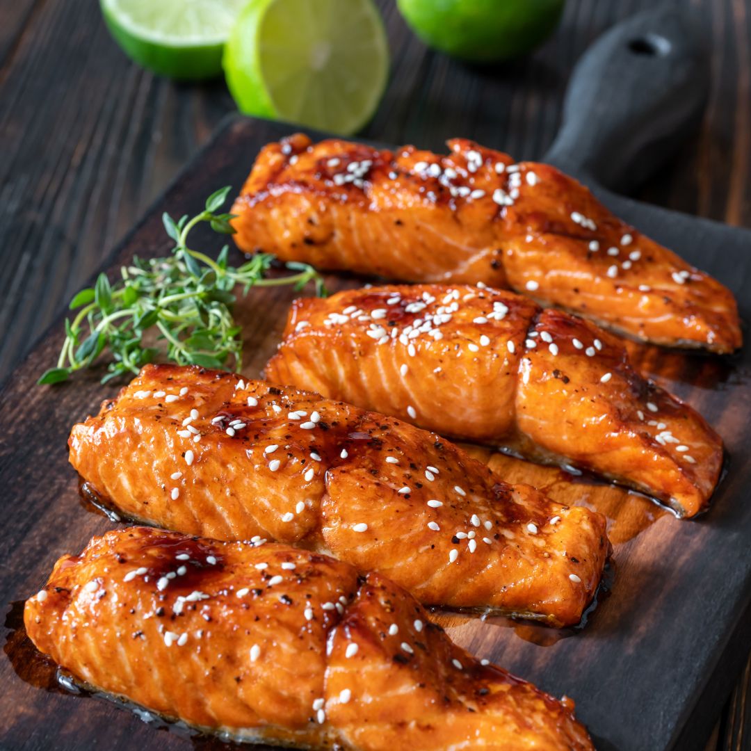 Dr. Fleury's gluten-free teriyaki salmon recipe