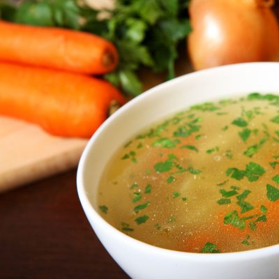Dr. Fleury's gluten-free chicken soup recipe