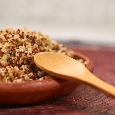 quinoa for easy quinoa salad with miso dressing for quick meal prep