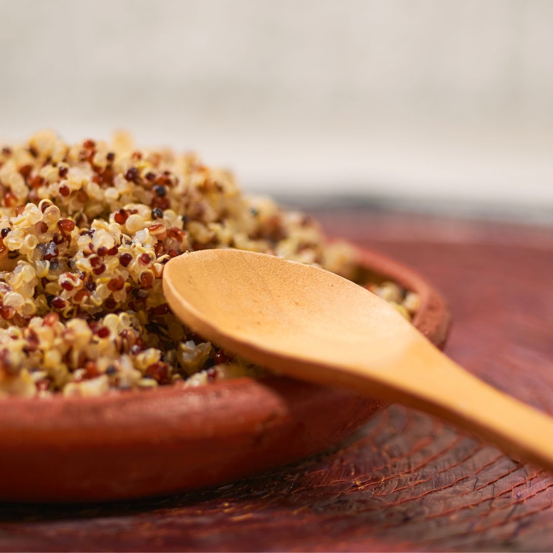 quinoa for easy quinoa salad with miso dressing for quick meal prep