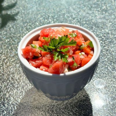 Fresh and festive Watermelon salsa