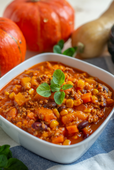 pumpkin chicken chili