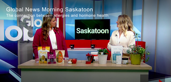 Dr. Fleury talks allergies and hormone health on global tv's healthy living segment